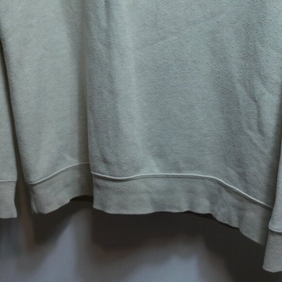 Columbia Mens Cream Pullover 1/4 Zip M Cotton Blend Sweatshirt Mock Neck - Picture 7 of 16